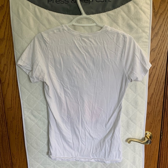 White cheerleading t-shirt, szM - Picture 2 of 5